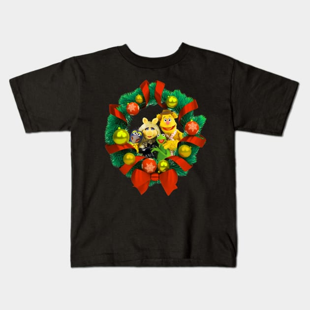 Muppets Christmas Carol Kids T-Shirt by PAINO kio